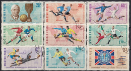 HUNGARY 2242-2250,used,football - 1966 – Engeland