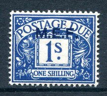 British Occ. Italian Colonies - M.E.F. - 1942 KGVI - Postage Dues - 1/- Deep Blue LHM (SG MD5) - Britse Bezetting MEF