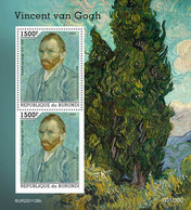 Burundi 2022, Art, Van Gogh II, 2val In BF - Nuevos