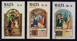 1983 Malta,** Mi: 687-689 / Y&T:  675-677. Natale / Christmas / Navidad / Weihnachten / Milied - Malte