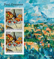 Burundi 2022, Art, Cezanne II, Fruit, BF - Neufs