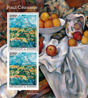 Burundi 2022, Art, Cezanne III, Fruit, BF - Ungebraucht