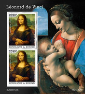 Burundi 2022, Art, Leonardo IV, BF - Unused Stamps