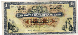 The Royal Bank Of Scotland 1 Pound 1965 P-325a7  Edinburgh - 1 Pound