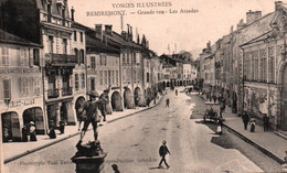 CPA - REMIREMONT - Gde Rue Les Arcades - Edition P.Testard - Remiremont