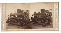 1866 BOULOGNE SUR MER EXPOSITION INTERNATIONALE DE PECHE PHOTO STEREO AUGUSTE VERNEUIL N°8 /FREE SHIPPING REGISTERED - Stereoscoop