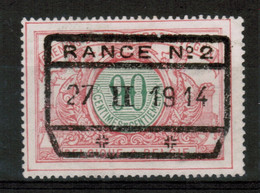 Chemins De Fer TR 40, Obliteration Centrale Nete Parfaitement Apposse, RANCE NO 2, Superbe - 1895-1913