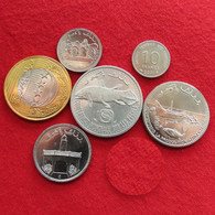 Comoros Set 5 10 25 50 100 250 Francs 1992 2001 2013  Comores - Comores