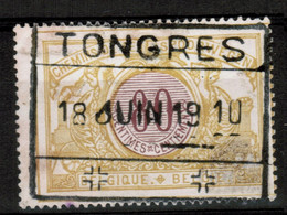 Chemins De Fer TR 39, Obliteration Centrale Nette Parfaitement Appossee TONGRES, Superbe - 1895-1913