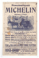 BUVARD-PNEUMATIQUES  MICHELIN  FIACRES à PNEUS - "AVANT 10 ANS TOUTES LES VOITURES AURONT DES PNEUS POURQUOI?" - P