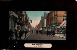 Durham 1909 - West Hartlepool - Lynn Street - The Milton Post Card - Autres & Non Classés