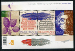 FINLAND 2002 Lönnrot Bicentenary Block MNH / **.  Michel  Block 28 - Unused Stamps