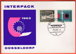 Germany Düsseldorf 1963 / INTERPACK, Messe Für Verpackung Maschinen, Fair For Packaging Machines - Briefe U. Dokumente