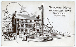 BLACKPOOL : GOODWIN'S HOTEL, BLOOMFIELD ROAD - Blackpool