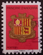 ANDORRE FR 2016 N°780 AUTO ADHESIF OBLITERE - BLASON - USED - Usados