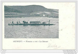 AGIMONT ..-- HASTIERE ..-- Passage à Gué . 1904 Vers COUVIN ( Mme FOURNY ) . Voir Verso . - Hastière