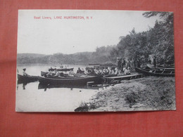 Boat Livery. Lake Huntington.   New York   Ref 5618 - Unclassified
