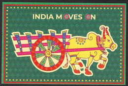 India 2022 Means Of Transport, Bullock Cart , Postcard , MNH (**) Inde Indien - Covers & Documents
