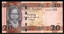659-Soudan Du Sud 20 Pounds 2017 AN909 Neuf/UNC - Sudan Del Sud