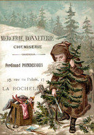 Chromo  Mercerie Bonneterie Ferdinand Poindessous La Rochelle  Le Pere Noel - Otros