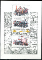 XH0484 Slovakia 2022 And Czech Mediatek Map Engraved Edition S/S MNH - Unused Stamps
