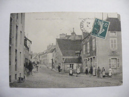 A505  .CPA. 21. MIREBEAU. (Côte D'Or). Grande-Rue.  Beau Plan Animé  . écrite & Voyagée 1910 - Mirebeau