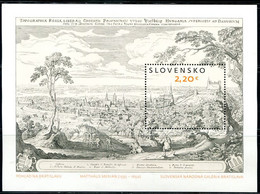 XH0500 Slovakia 2021 History Museum Collection Painting Old City Overlooking Engraving Edition S/S MNH - Ongebruikt