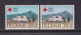 ICELAND - 1963 Red Cross Set Never Hinged Mint - Ungebraucht