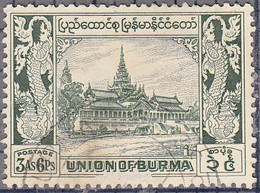 BURMA   SCOTT NO  109  USED   YEAR   1949 - Myanmar (Burma 1948-...)