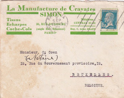France Oblitérations Mécaniques - Paris - Enveloppe - Annullamenti Meccaniche (Varie)