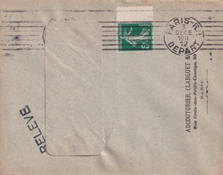 France Oblitérations Mécaniques - Paris - Enveloppe - Mechanical Postmarks (Other)