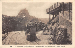 64-ARTOUSTE-TELEFERIQUE- LE PETIT TRAIN ET LE PIC DU MIDI D'OSSAU 2885 M - Autres & Non Classés