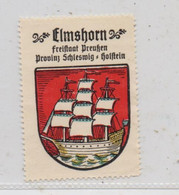 2200 ELMSHORN, Stadtwappen, Vignette - Pinneberg