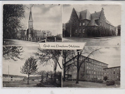 2200 ELMSHORN,  Stiftskirche, Amtsgericht, Friedrich-Ebert-Schule, Krankenhaus, 1964 - Pinneberg