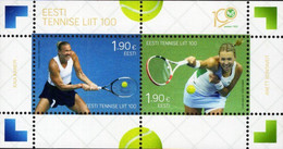 Estonia - 2022 - Centenary Of Estonian Tennis Association - Mint Souvenir Sheet - Estonia