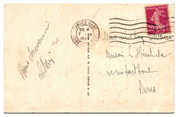 France Oblitérations Mécaniques Flammes - Carte - Maschinenstempel (Werbestempel)