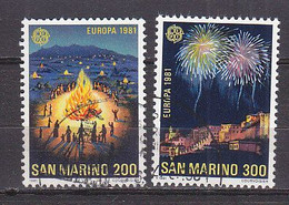 Y8868 - SAN MARINO Ss N°1069/70 - SAINT-MARIN Yv N°1024/25 - Usados