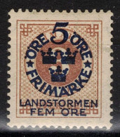 Suède - YT 77 * MH - Unused Stamps
