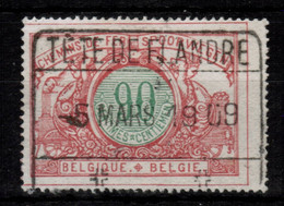 Chemins De Fer TR 40, Obliteration Centrale Parfaitement Apposee TETE DE FLANDRE, R.R.RARE - 1895-1913