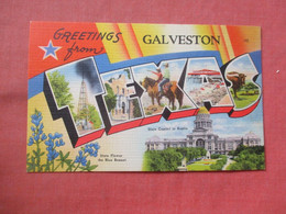 Greetings   Galveston  Texas    Ref 5619 - Galveston