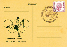 B01-396 6 Briefkaarten Met Stempel ESPERANTO - Pro Thema DE TASSIS - Jubeltentoonstelling 7-4-1978 2200 Borgerhout - Aerograms