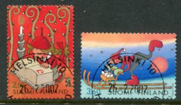 FINLAND 2001 Christmas Used.  Michel  1588-89 - Usados