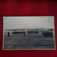 CARTE PHOTO AVION ET SOLDAT LIEU A IDENTIFIER - 1939-1945: 2nd War