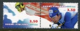 FINLAND 2001 Nordic Skiing MNH / **.  Michel  1552-53 - Nuovi