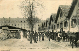 Le Mans * Militaria * La Caserne Du 31ème D'artillerie * Le Pansage Des Chevaux - Le Mans