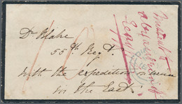 Egypt -  Pre Adhesives  / Stampless Covers: 1854, Folded Mourning Envelope From - Prephilately