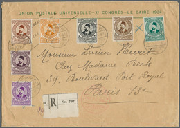 Egypt: 1934, Envelope With Imprint "10'th UPU World Congress In Cairo" + Red Cac - Covers & Documents