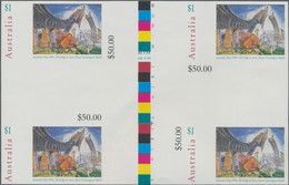 Australia: 1996. IMPERFORATE Cross Gutter Block Of 4 Stamps $1 Of The Issue 'Nat - Mint Stamps