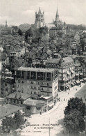 SUISSE,SWITZERLAND,SWISS, HELVETIA,SCHWEIZ,SVIZZERA ,VAUD,LAUSANNE,LOSANNA,1900,CAFE,BRASSERIE DU SIECLE - Lausanne