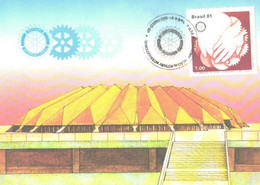 Brasil:Maxi Card, 72. Converence Of Rotary International, 1981 - Maximum Cards